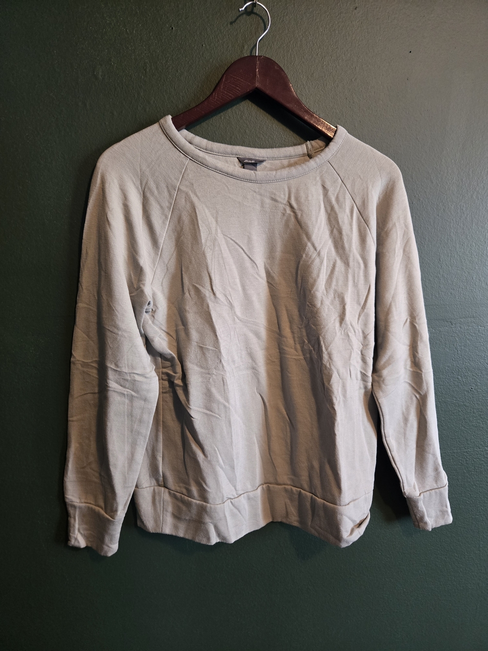 Eddie Bauer Light Beige Crewneck Sweatshirt